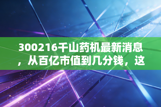 300216千山药机最新消息，从百亿市值到几分钱，这场资本游戏谁赢了？