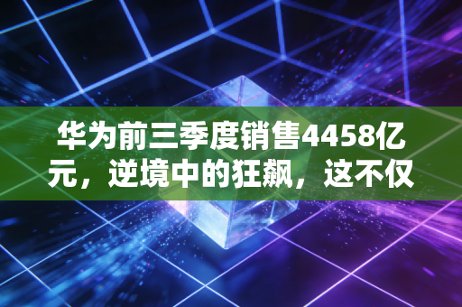 华为前三季度销售4458亿元，逆境中的狂飙，这不仅仅是数字的胜利