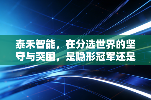 泰禾智能，在分选世界的坚守与突围，是隐形冠军还是待价而沽？