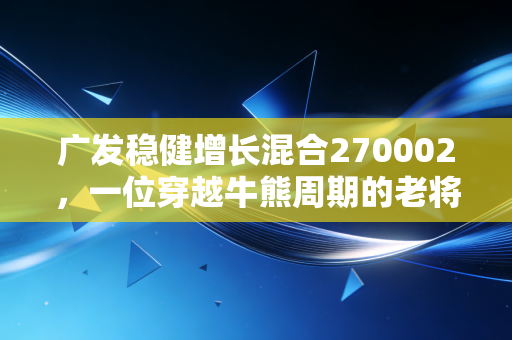 广发稳健增长混合270002，一位穿越牛熊周期的老将，如何在波动中守护我们的财富？