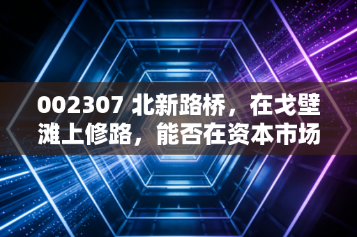 002307 北新路桥，在戈壁滩上修路，能否在资本市场走出一条康庄大道？