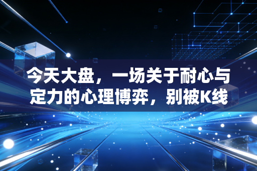 今天大盘,一场关于耐心与定力的心理博弈,别被K线骗了
