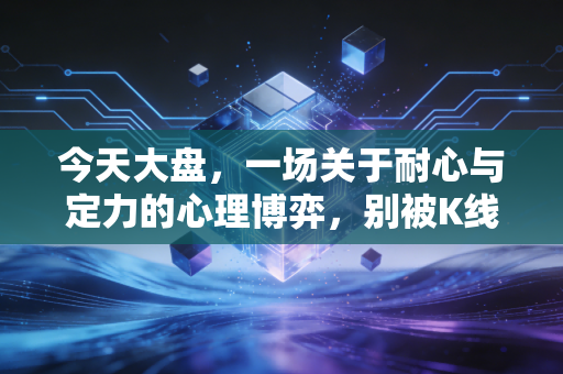 今天大盘，一场关于耐心与定力的心理博弈，别被K线骗了