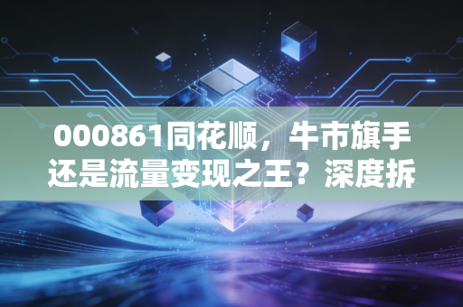000861同花顺,牛市旗手还是流量变现之王?深度拆解散户的国民炒股软件