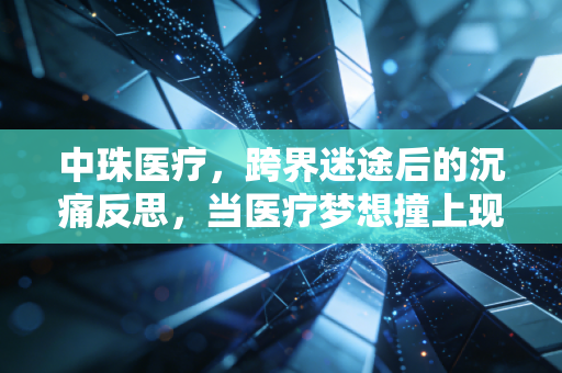 中珠医疗，跨界迷途后的沉痛反思，当医疗梦想撞上现实铁壁
