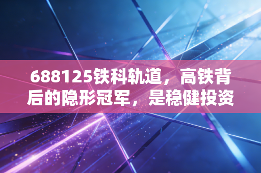 688125铁科轨道，高铁背后的隐形冠军，是稳健投资的避风港吗？