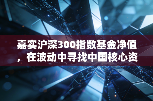 嘉实沪深300指数基金净值,在波动中寻找中国核心资产的长期答案