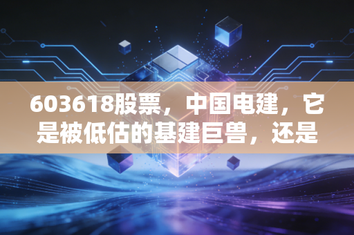 603618股票，中国电建，它是被低估的基建巨兽，还是新能源转型的隐形冠军？