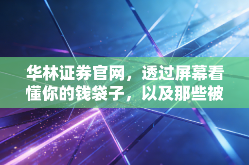 华林证券官网，透过屏幕看懂你的钱袋子，以及那些被忽略的投资真相