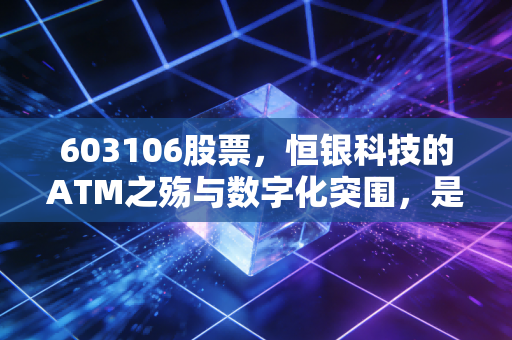 603106股票,恒银科技的ATM之殇与数字化突围,是馅饼还是陷阱?