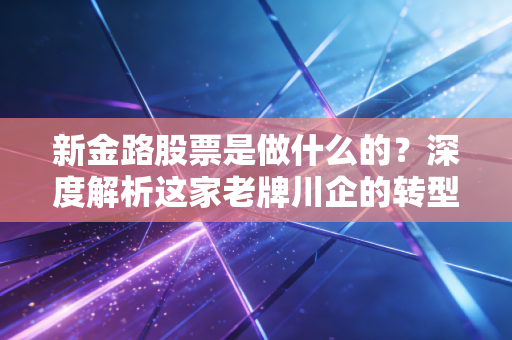 新金路股票是做什么的?深度解析这家老牌川企的转型困局与未来机遇