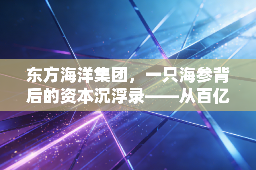 东方海洋集团，一只海参背后的资本沉浮录——从百亿市值到披星戴帽的冷思考