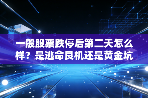 一般股票跌停后第二天怎么样?是逃命良机还是黄金坑?