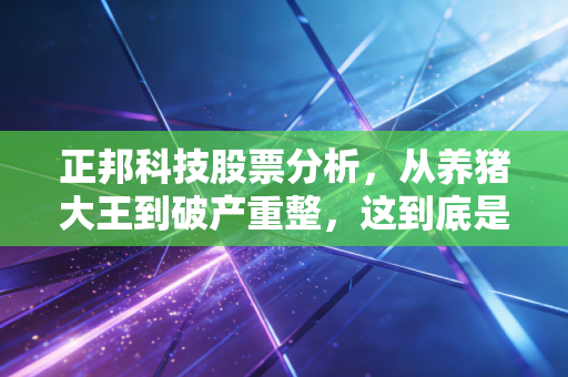 正邦科技股票分析，从养猪大王到破产重整，这到底是陷阱还是黄金坑？
