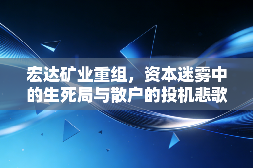 宏达矿业重组,资本迷雾中的生死局与散户的投机悲歌