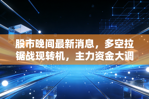 股市晚间最新消息，多空拉锯战现转机，主力资金大调仓，明天这一方向或将引爆全场！