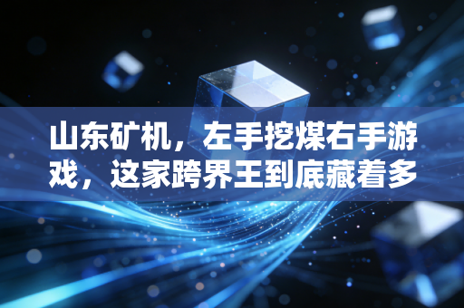 山东矿机,左手挖煤右手游戏,这家跨界王到底藏着多少玄机?