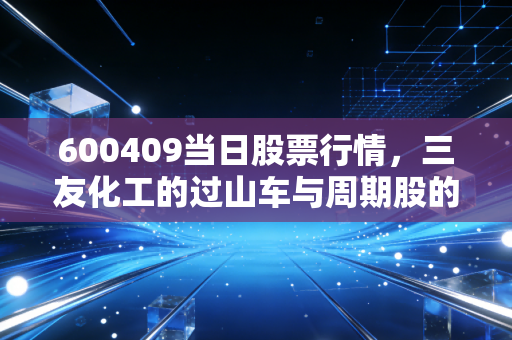 600409当日股票行情,三友化工的过山车与周期股的宿命——聊聊纯碱与粘胶的那些事儿