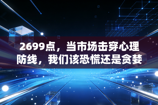 2699点,当市场击穿心理防线,我们该恐慌还是贪婪?