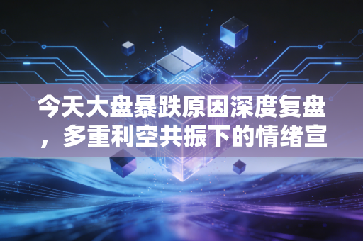 今天大盘暴跌原因深度复盘,多重利空共振下的情绪宣泄,普通投资者该如何守住钱袋子?