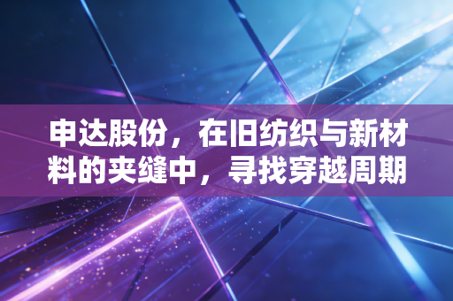 申达股份，在旧纺织与新材料的夹缝中，寻找穿越周期的底气