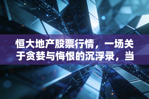 恒大地产股票行情,一场关于贪婪与悔恨的沉浮录,当K线不再跳动