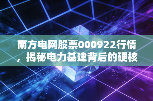 南方电网股票000922行情，揭秘电力基建背后的硬核力量与投资逻辑