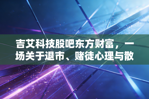 吉艾科技股吧东方财富，一场关于退市、赌徒心理与散户众生相的深度复盘