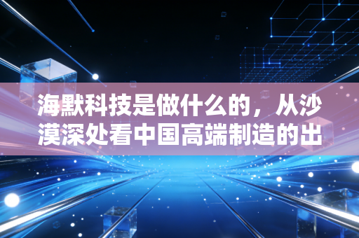 海默科技是做什么的，从沙漠深处看中国高端制造的出海之路