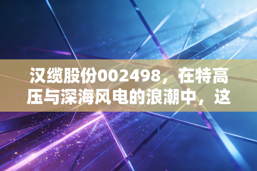 汉缆股份002498，在特高压与深海风电的浪潮中，这家老牌缆企能否迎来第二春？