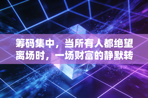 筹码集中，当所有人都绝望离场时，一场财富的静默转移正在发生