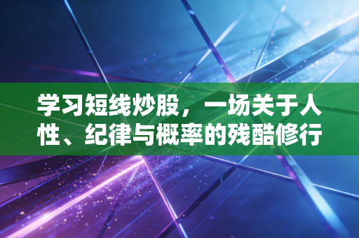 学习短线炒股,一场关于人性、纪律与概率的残酷修行