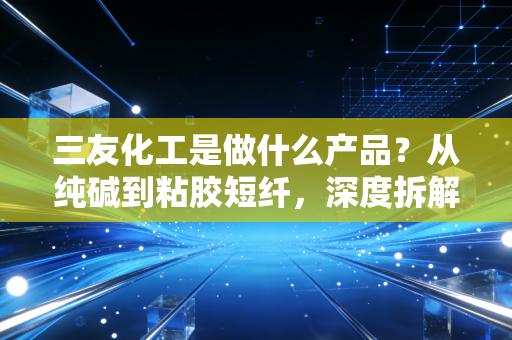 三友化工是做什么产品？从纯碱到粘胶短纤，深度拆解这家隐形冠军的万亿级化工版图