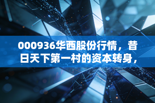 000936华西股份行情,昔日天下第一村的资本转身,是困境突围还是概念狂欢?