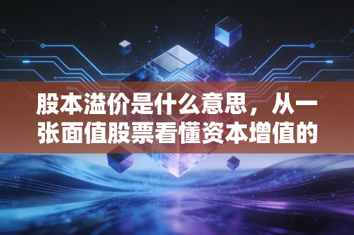 股本溢价是什么意思，从一张面值股票看懂资本增值的底层逻辑