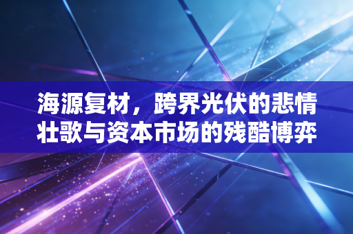 海源复材,跨界光伏的悲情壮歌与资本市场的残酷博弈