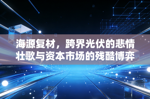 海源复材，跨界光伏的悲情壮歌与资本市场的残酷博弈