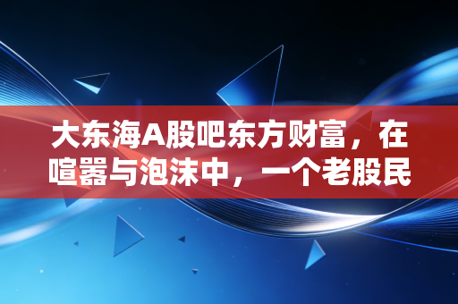 大东海A股吧东方财富，在喧嚣与泡沫中，一个老股民的自白与思考