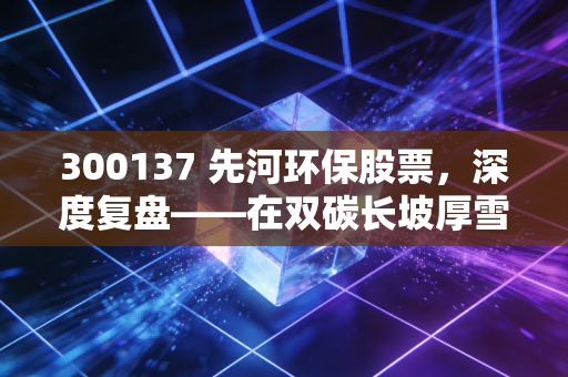 300137 先河环保股票，深度复盘——在双碳长坡厚雪中，这只环保老兵能否重塑辉煌？