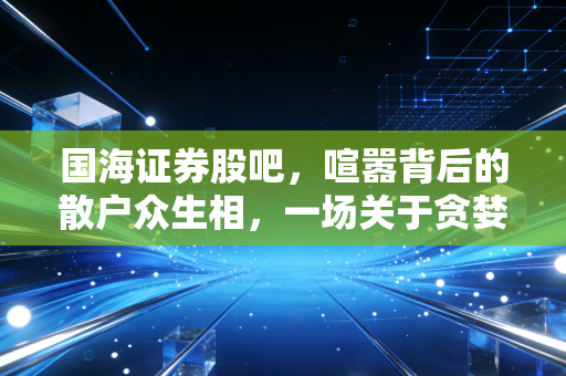 国海证券股吧,喧嚣背后的散户众生相,一场关于贪婪与恐惧的沉浸式大戏