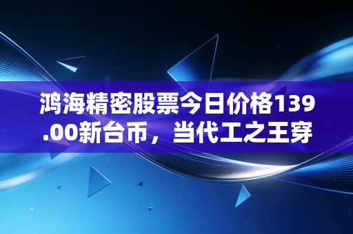 鸿海精密股票今日价格139.00新台币,当代工之王穿上AI的新衣,我们该跟随还是观望?