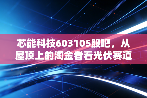 芯能科技603105股吧，从屋顶上的淘金者看光伏赛道的长坡厚雪，散户该坚守还是离场？