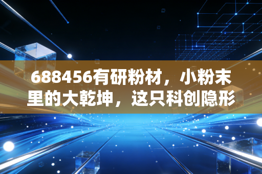 688456有研粉材，小粉末里的大乾坤，这只科创隐形冠军到底值不值得托付？