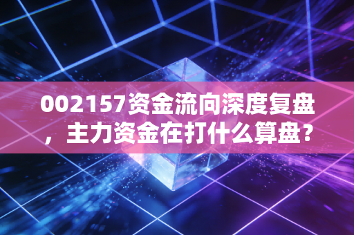 002157资金流向深度复盘,主力资金在打什么算盘?是时候跟进了吗?