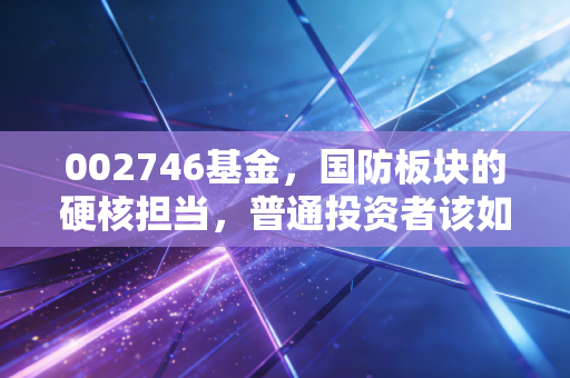 002746基金,国防板块的硬核担当,普通投资者该如何驾驭这只军工猛兽?