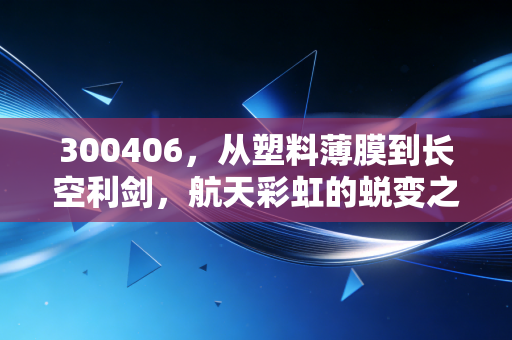 300406，从塑料薄膜到长空利剑，航天彩虹的蜕变之路与投资启示