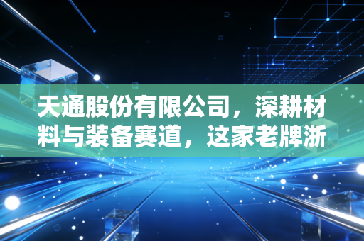 天通股份有限公司，深耕材料与装备赛道，这家老牌浙企的硬核突围战