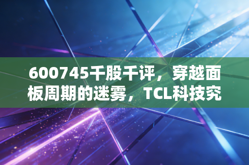 600745千股千评,穿越面板周期的迷雾,TCL科技究竟是价值洼地还是套牢深坑?
