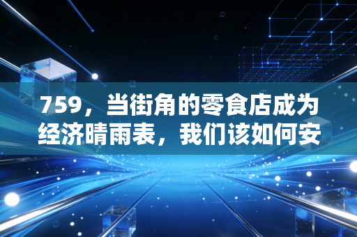 759，当街角的零食店成为经济晴雨表，我们该如何安放财富？
