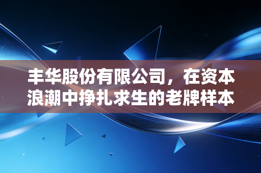 丰华股份有限公司，在资本浪潮中挣扎求生的老牌样本，我们该如何看懂它的变脸戏法？